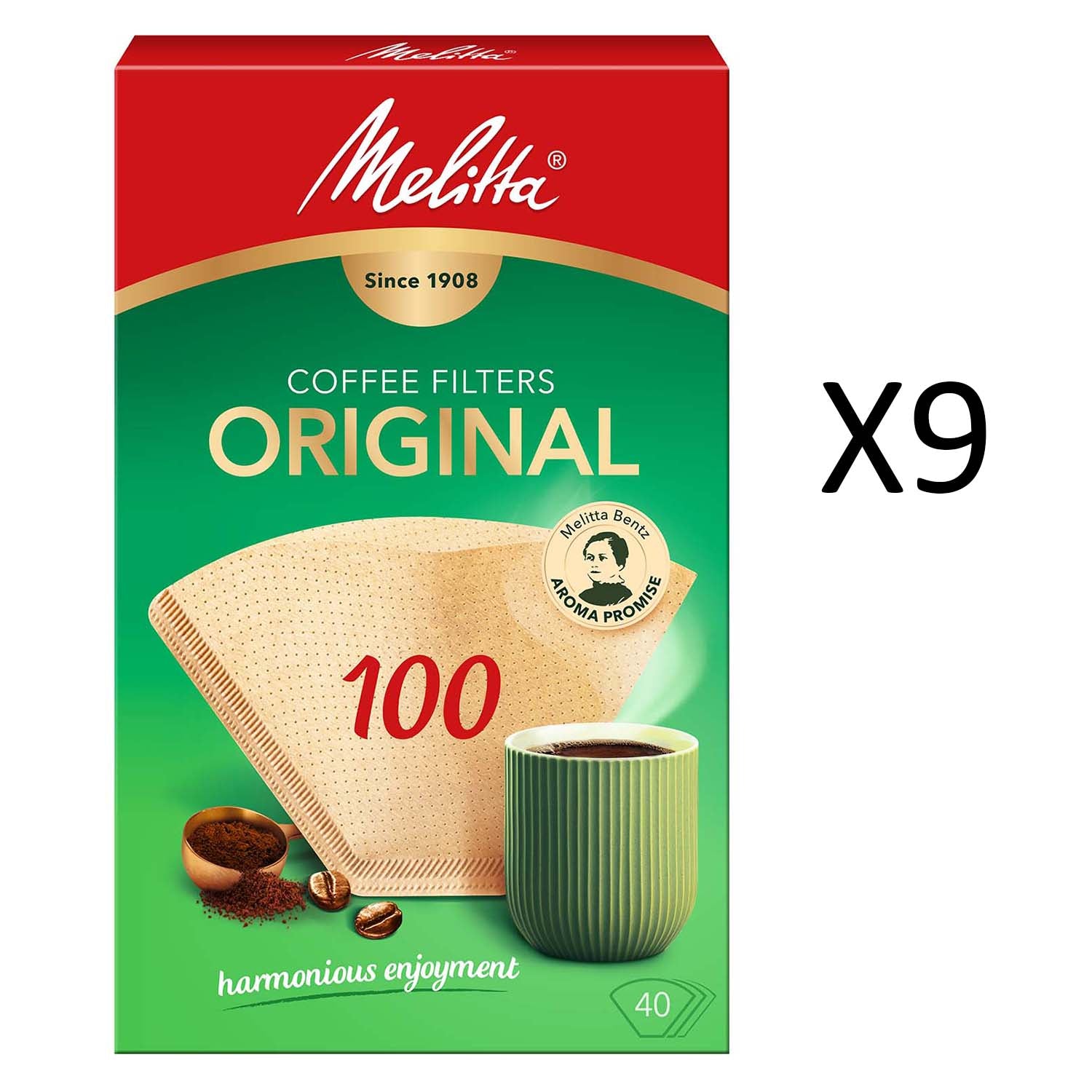 Melitta Kaffefilter 100 40pack 9st DFP-Holykitchen