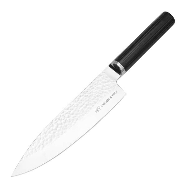 Vargen & Thor Glima kockkniv 20 cm stål/svart-Holykitchen