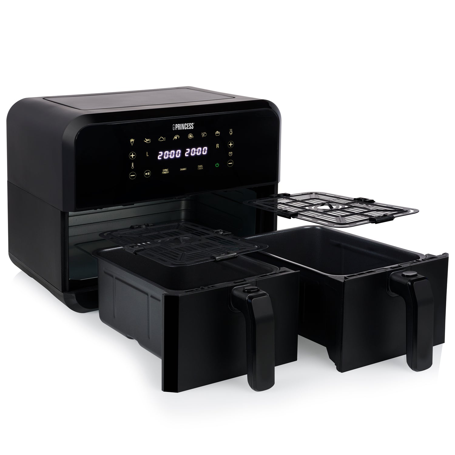 Princess Airfryer med dubbla korgar 2X4L 2400W - 182068