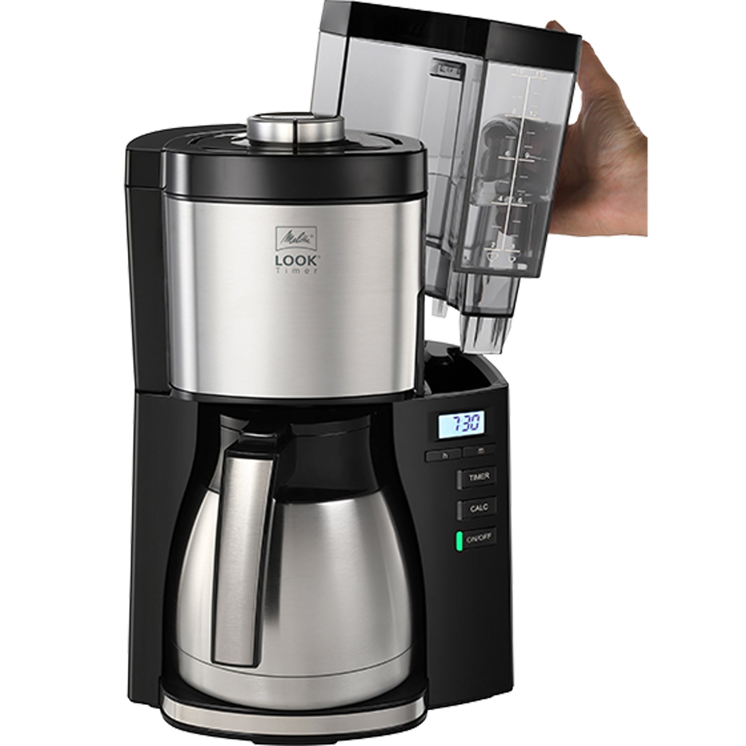 Melitta Termosbryggare LOOK 5.0 THERM TIMER, SVART-Holykitchen