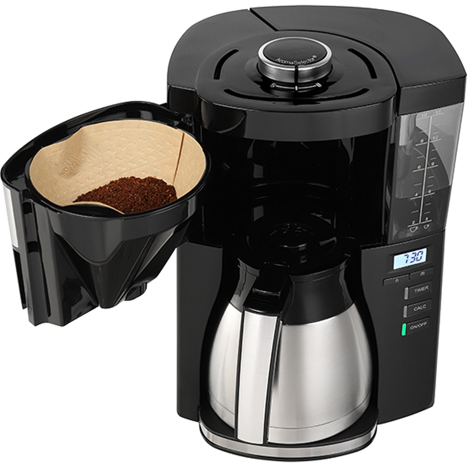 Melitta Termosbryggare LOOK 5.0 THERM TIMER, SVART-Holykitchen