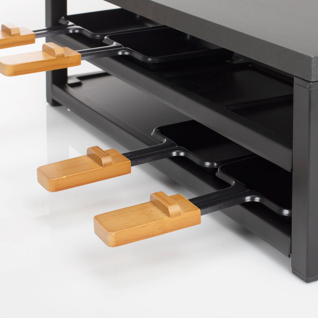 Princess Raclette 162655 Black Steel Raclette för 8pers.-Holykitchen