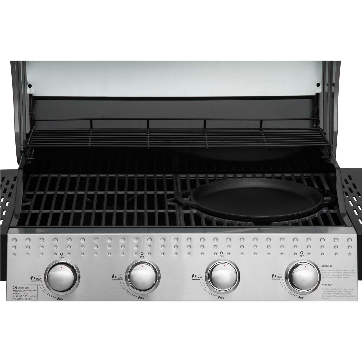 Mustang Gjutjärnspanna Multigrill 30 cm-Holykitchen