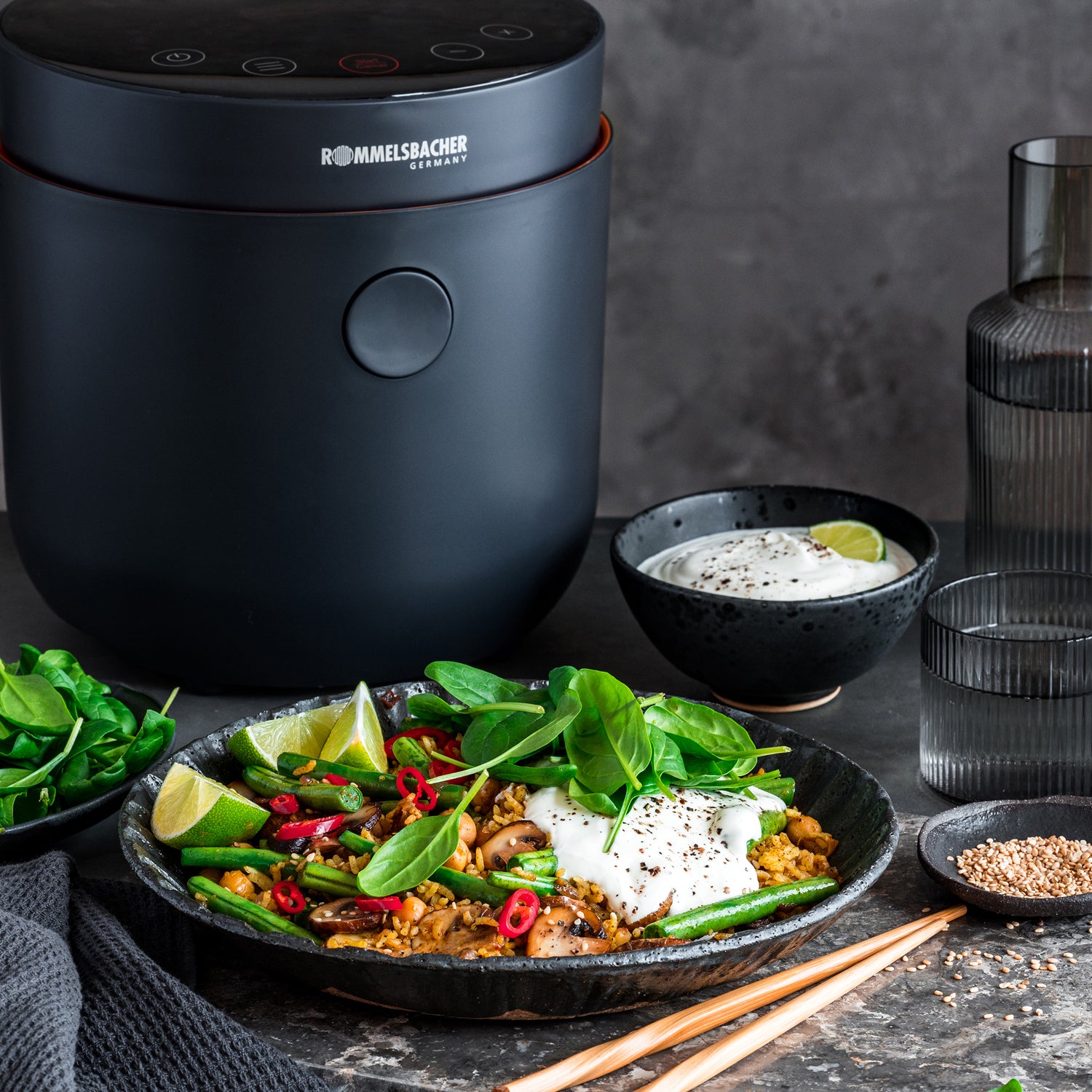 Rommelsbacher Riskokare Risa MRK 500 även Soppa&Ångkokning 1,5l 6pers