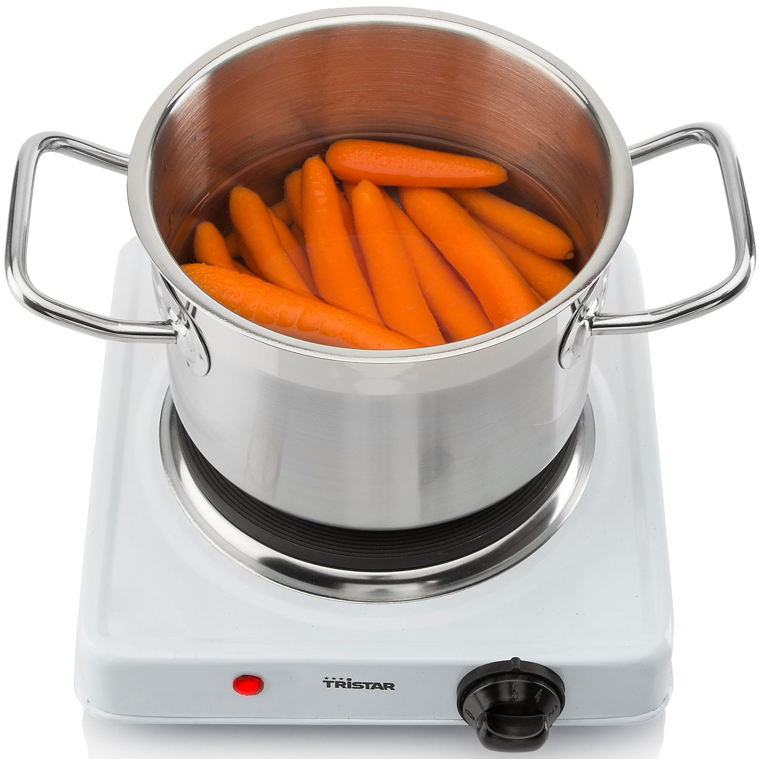 Tristar Kokplatta enkel 15cm 1000W KP-6185 0,9m sladd Termostat styrd