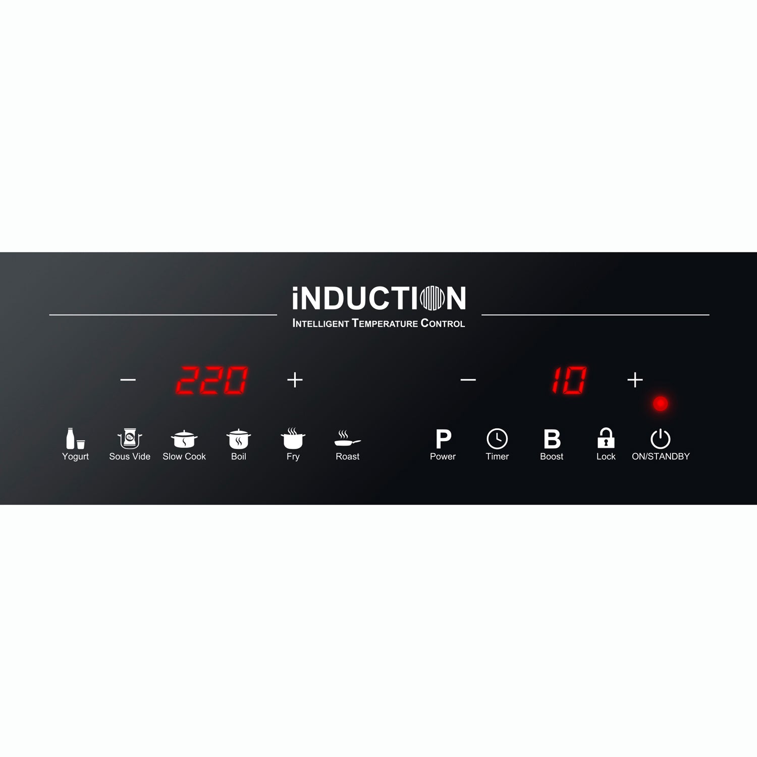 Rommelsbacher Induktionsplatta m. temp sensor CTS 2000/IN Touch Control