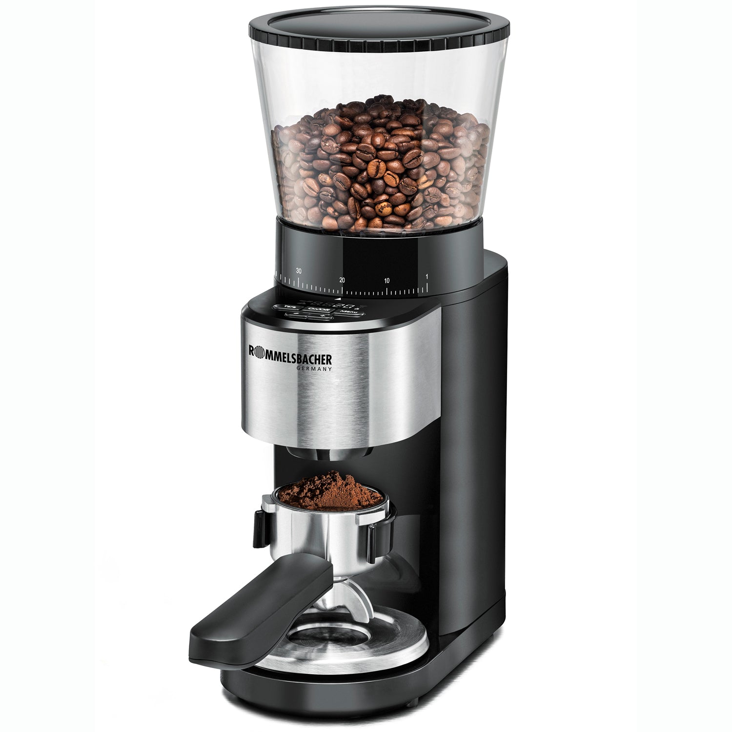 Rommelsbacher Kaffekvarn PRO med integrerad våg EKM 500 för Espresso-Holykitchen