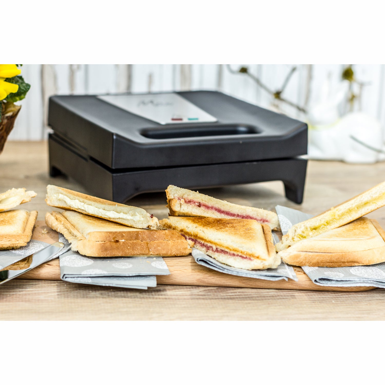 Rommelsbacher Multitoast & Grill 3-i-1 Max SWG 700 Belgisk våffla-Holykitchen