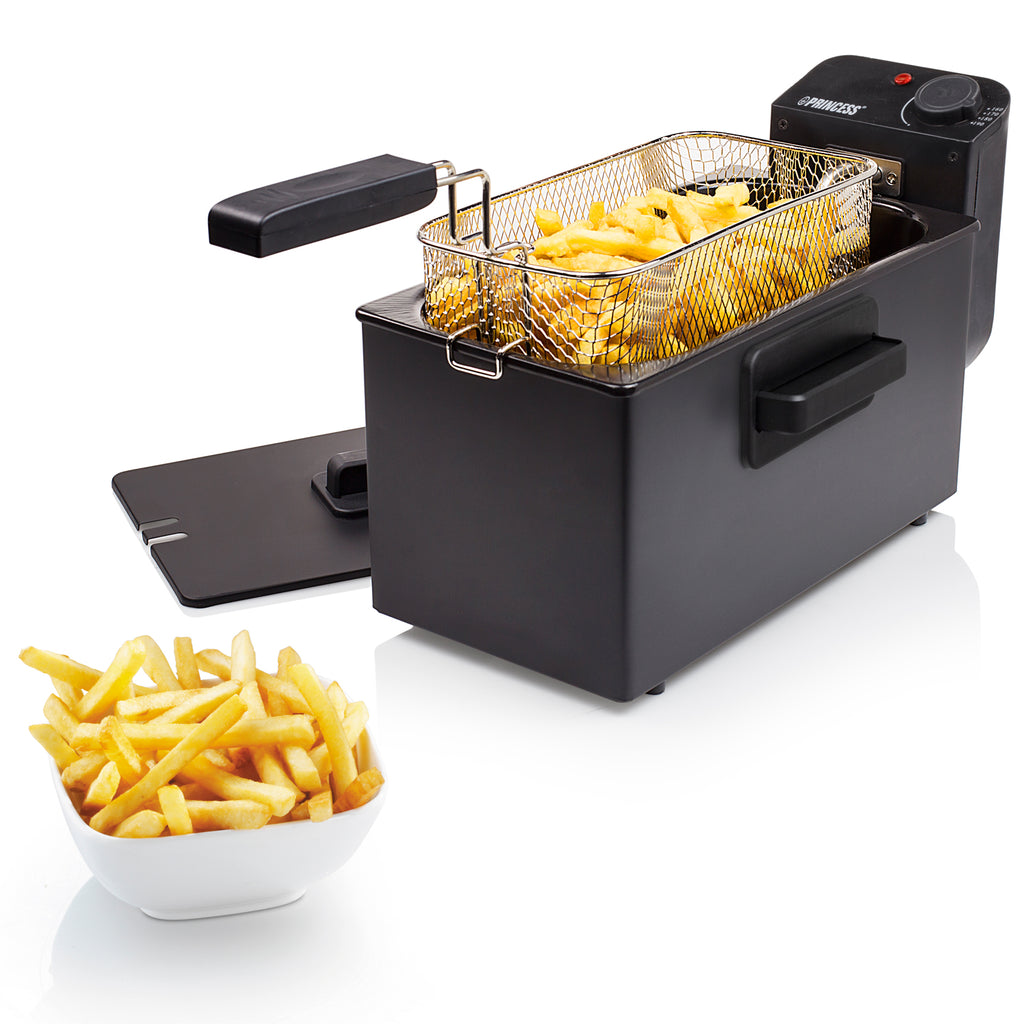 Princess Fritös 3l 182727 Rostfritt stål. Svart-Holykitchen