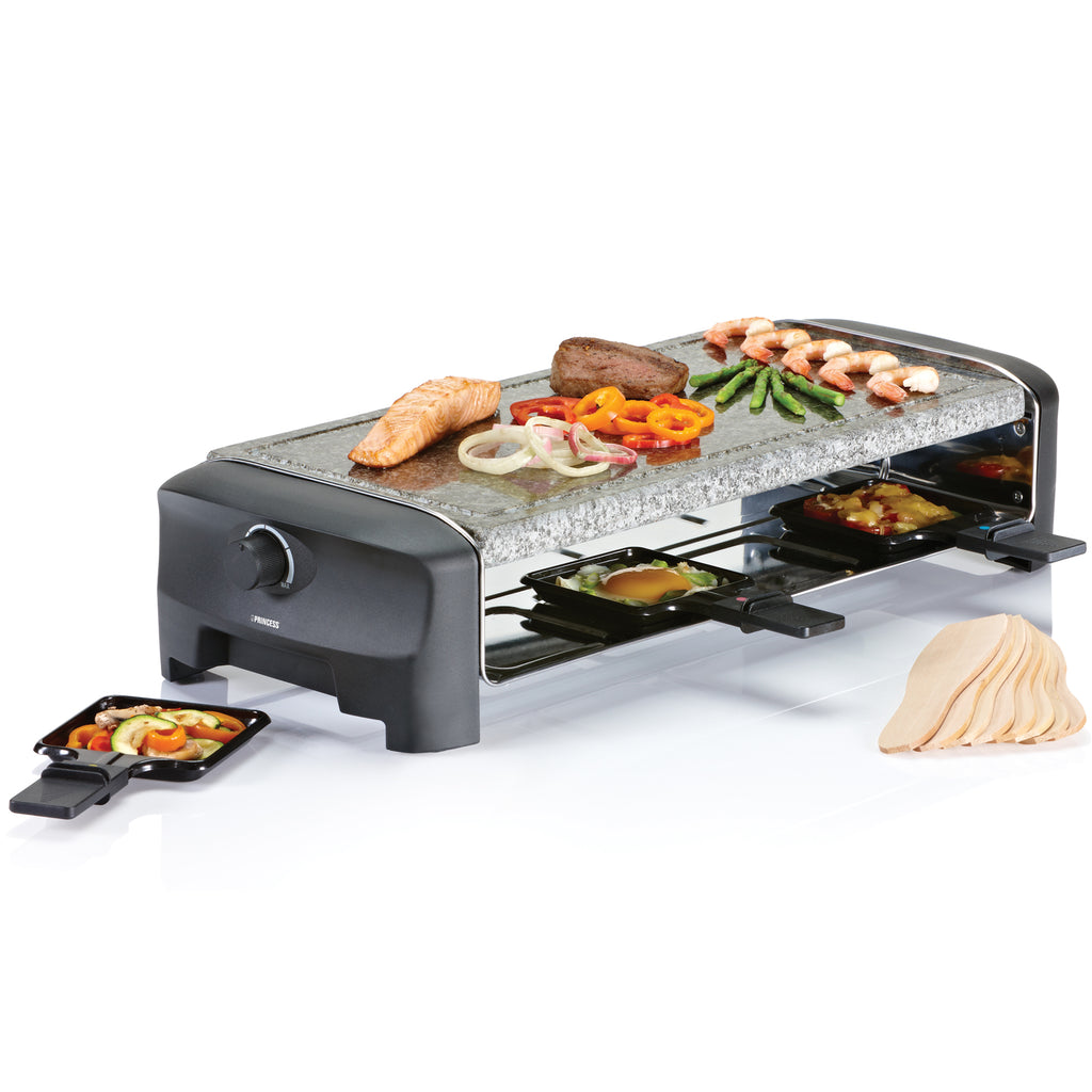 Princess Raclette 8 Stone Grill Party 162830-Holykitchen