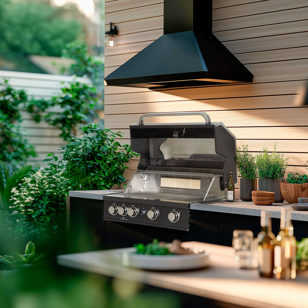 Mustang Gasolgrill Black Pearl 4 built-in-Holykitchen