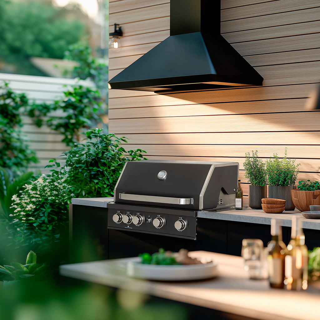 Mustang Gasolgrill Black Pearl 4 built-in-Holykitchen