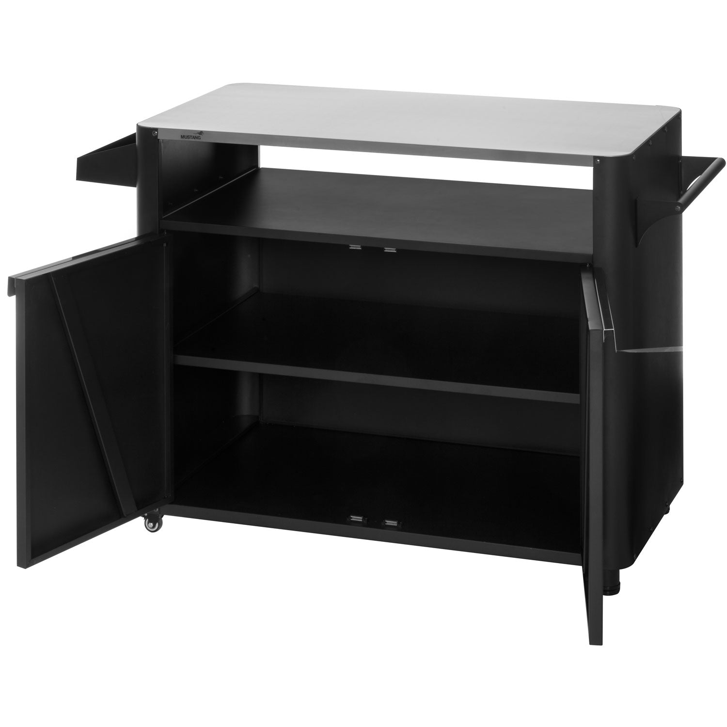 Mustang Grillbord Svart 135 x 60 x 90 cm-Holykitchen