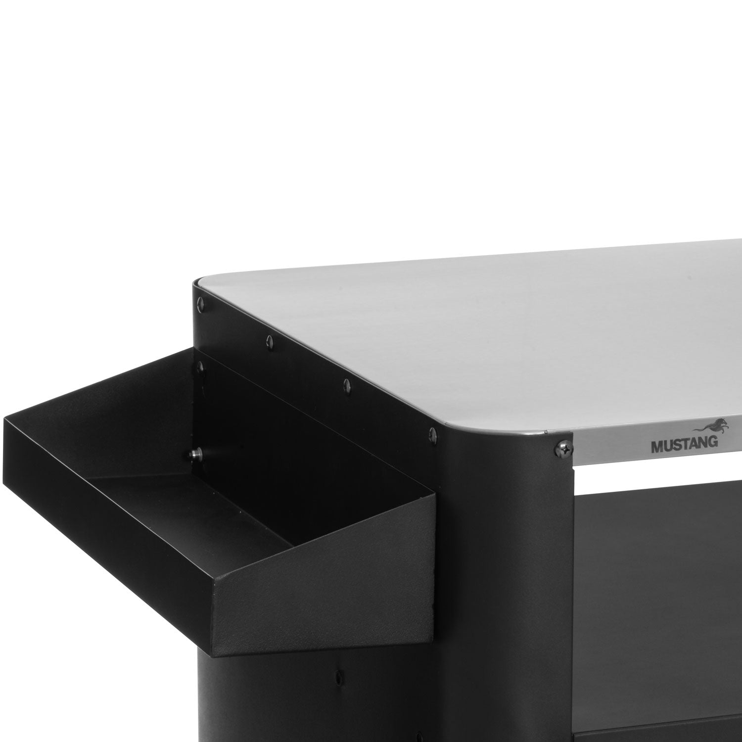 Mustang Grillbord Svart 135 x 60 x 90 cm-Holykitchen
