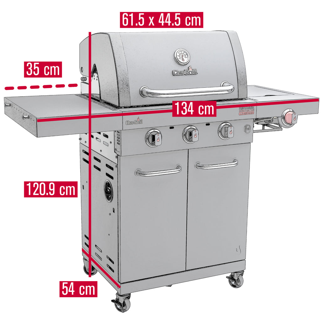Char-Broil Gasolgrill Professional POWER EDITION 3 140984-Holykitchen