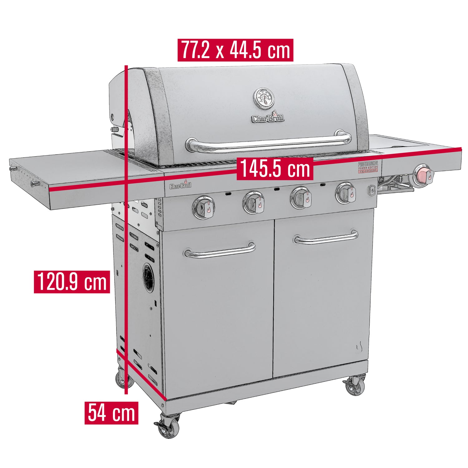 Char-Broil Gasolgrill Professional POWER EDITION 4 140985