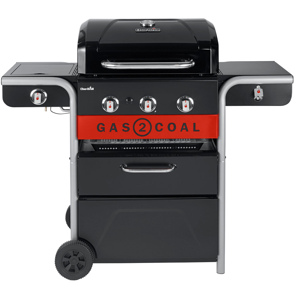 Char-Broil Hybridgrill Gas2Coal 2.0 3+1 Brännare 140925-Holykitchen