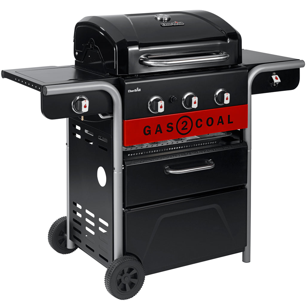 Char-Broil Hybridgrill Gas2Coal 2.0 3+1 Brännare 140925-Holykitchen
