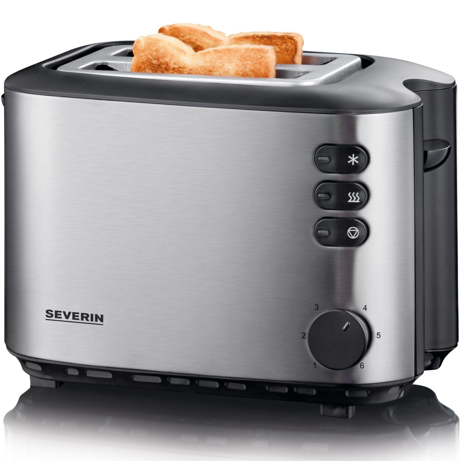 Severin Brödrost 2 Skivor Rostfri AT2514