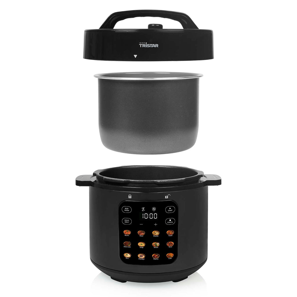 Tristar Tryckkokare 6L 1000W Digital - RK-6160-Holykitchen
