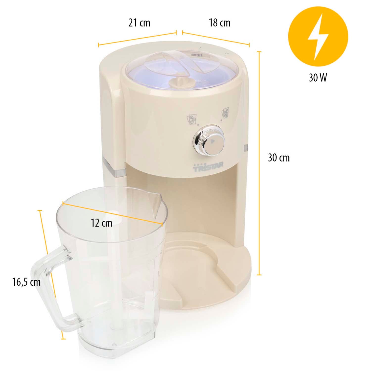Tristar Slushy maker KD-7310 Ice Shaver-Holykitchen