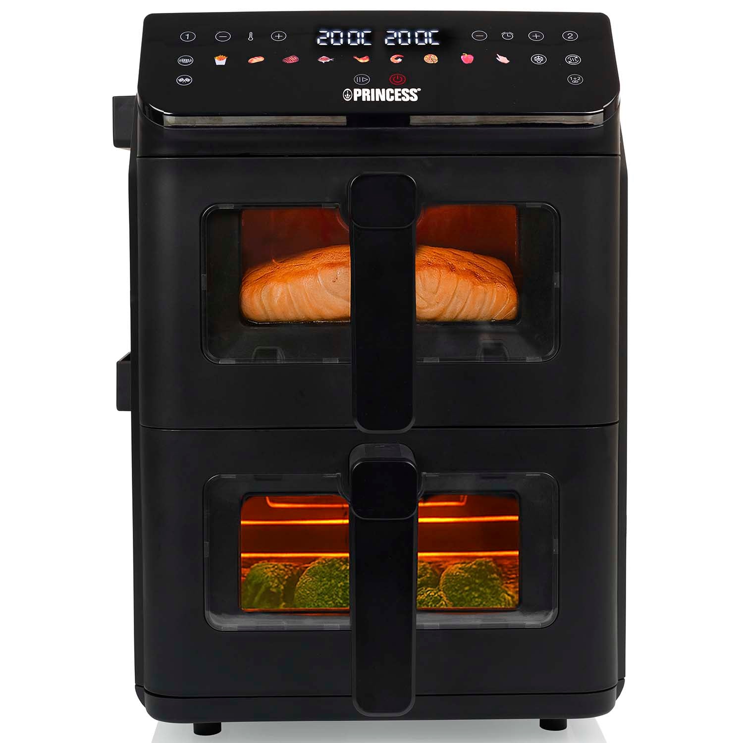 Princess Airfryer Staplad 2x5L 3000W - 182490