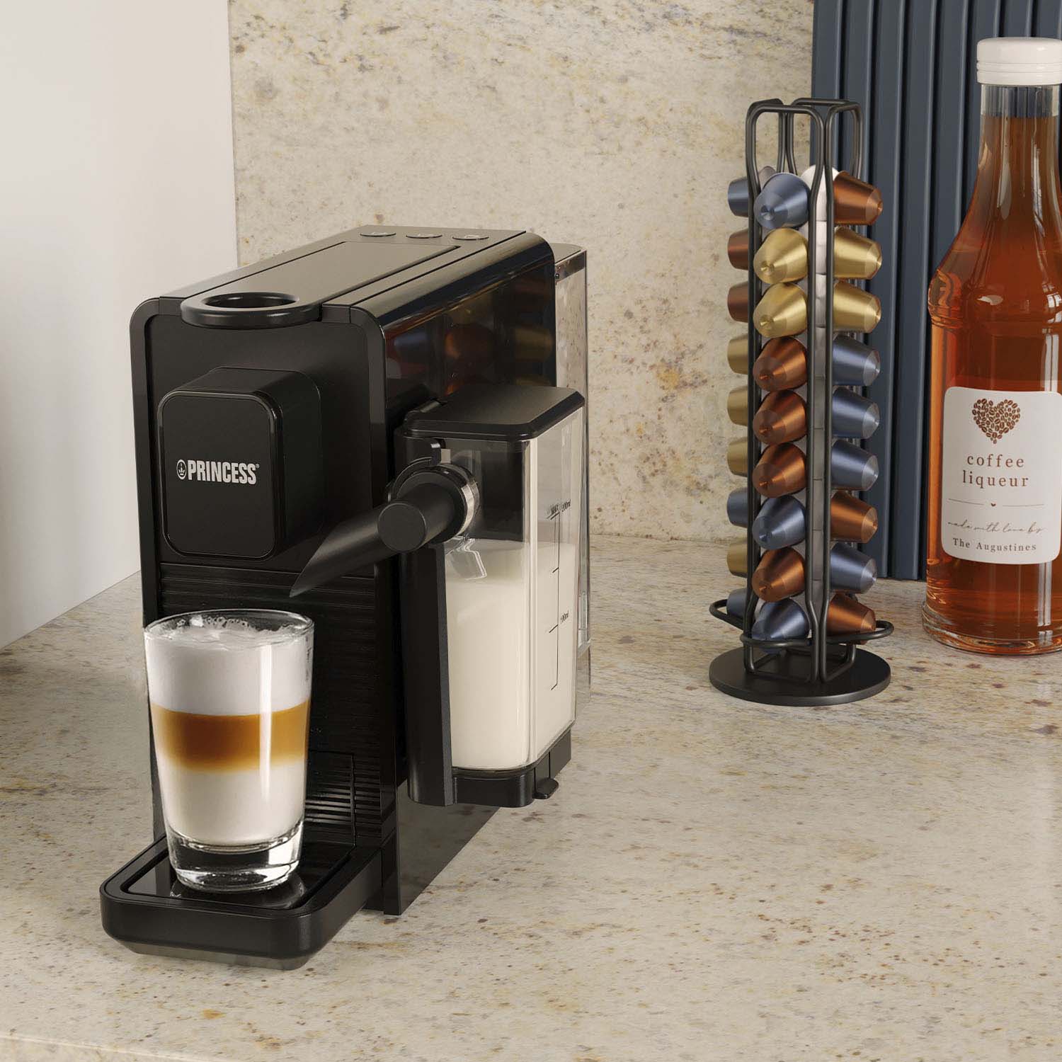 Princess Kapselmaskin Latte Pro 20bar "Nespresso" kompatibel - 249455-Holykitchen