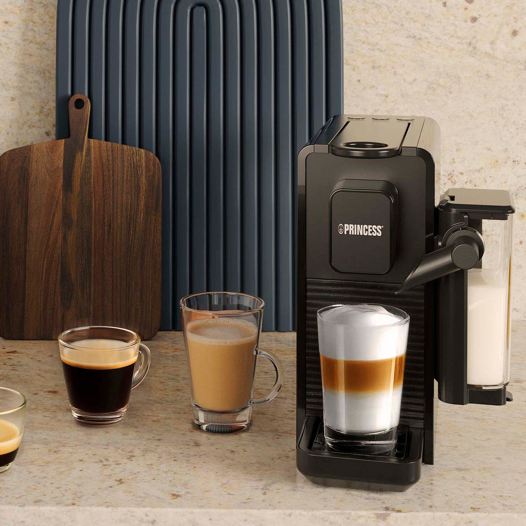 Princess Kapselmaskin Latte Pro 20bar "Nespresso" kompatibel - 249455-Holykitchen