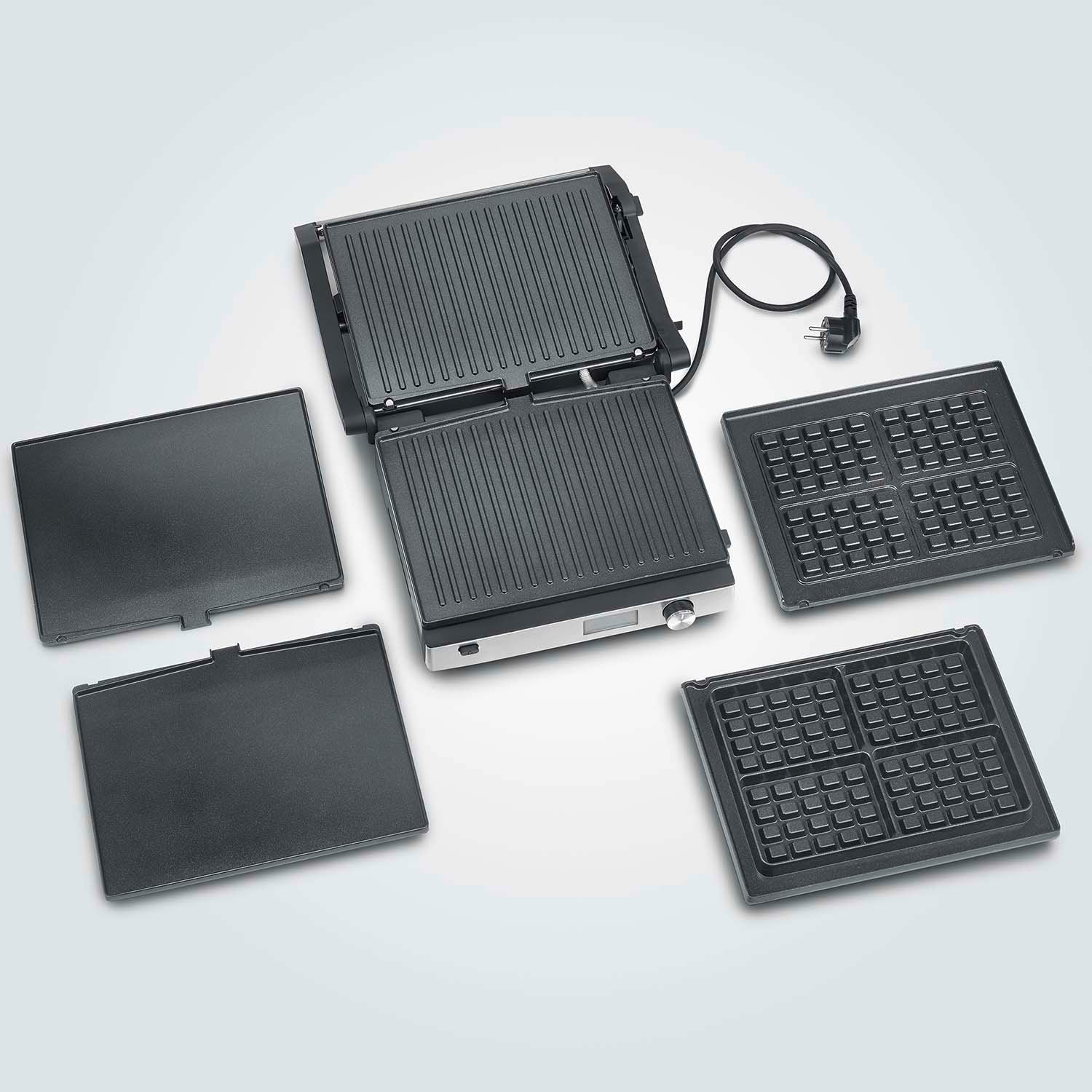 Severin Kontaktgrill Multi 3in1 29X23cm XL Panini,Belgiska,Burgare KG 2380