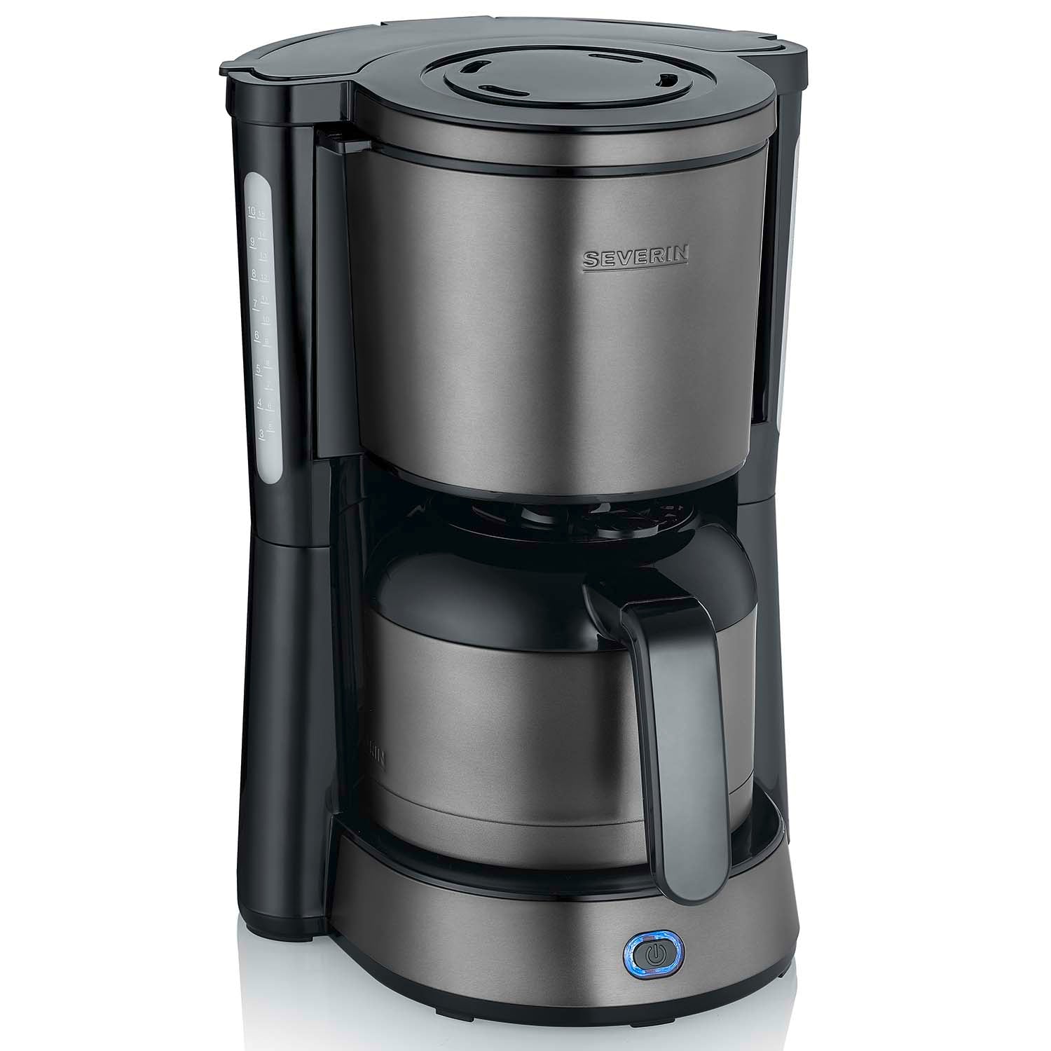 Severin Termosbryggare Dark Inox 1000W KA9343