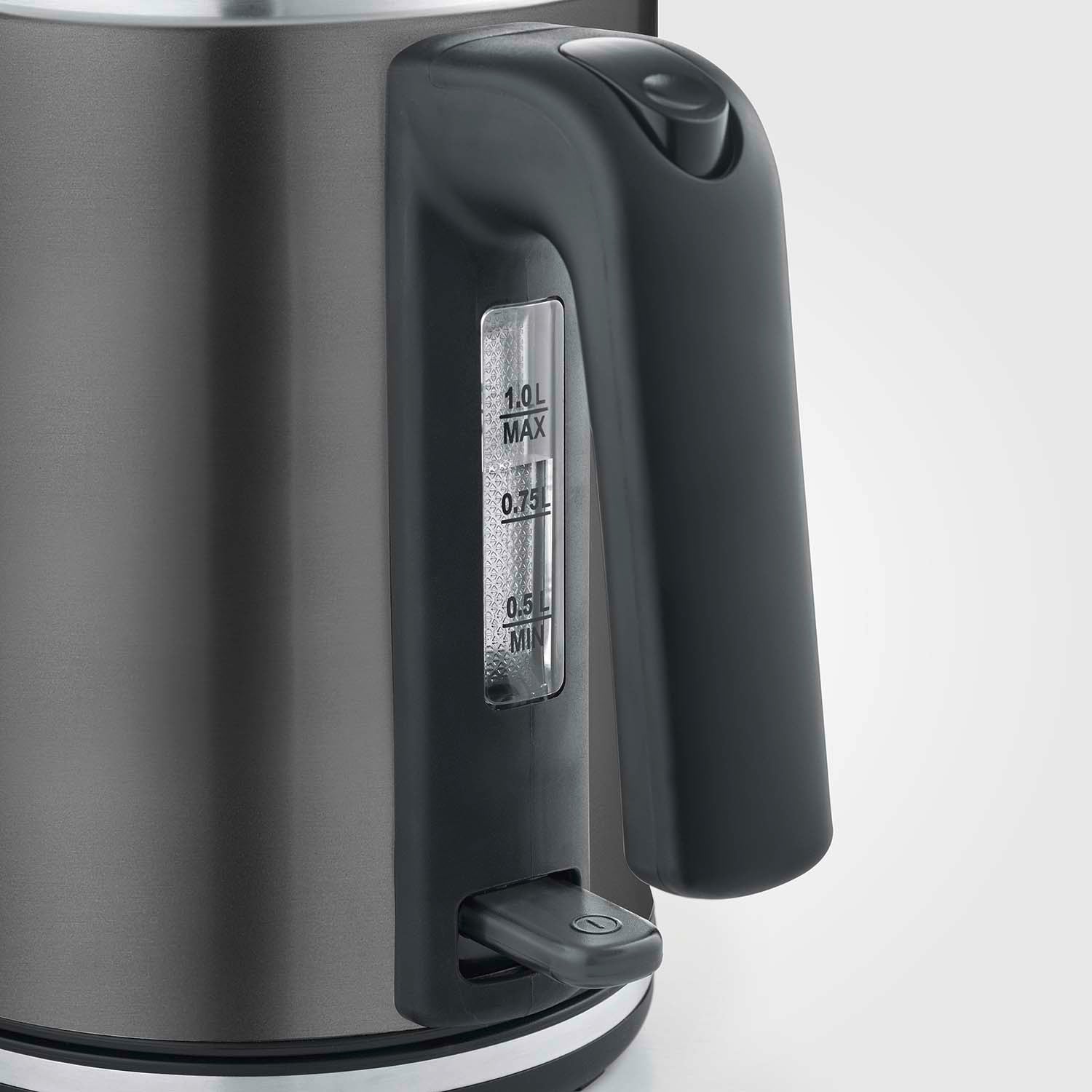 Severin Vattenkokare 1L Dark Inox 2400W WK9342