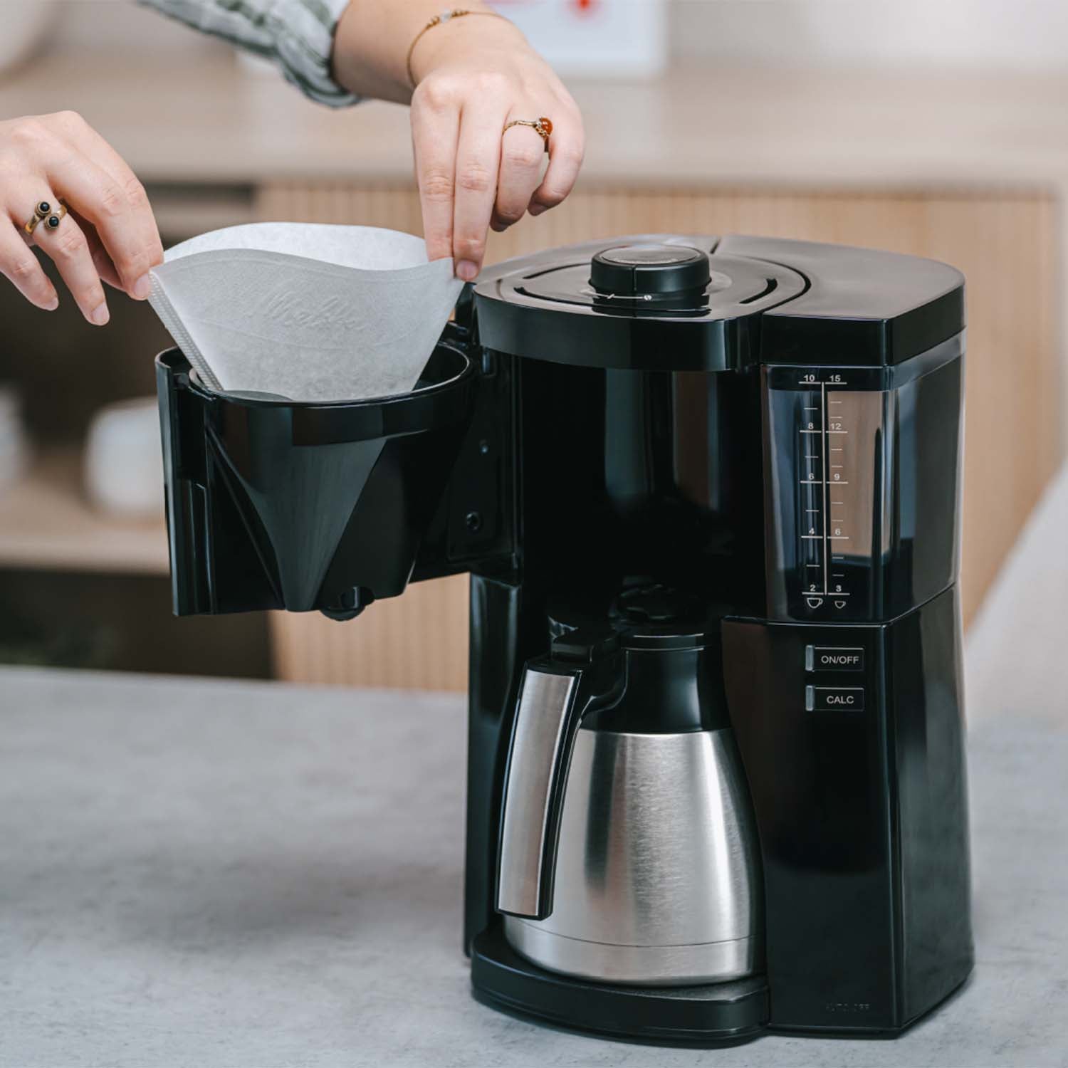 Melitta Termosbryggare LOOK,Svart 1,25l Aroma selector-Holykitchen