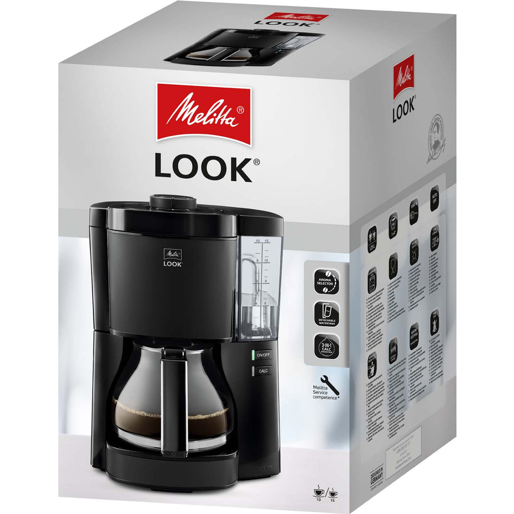 Melitta Kaffebryggare LOOK 1,25l AromaSelector® Svart-Holykitchen