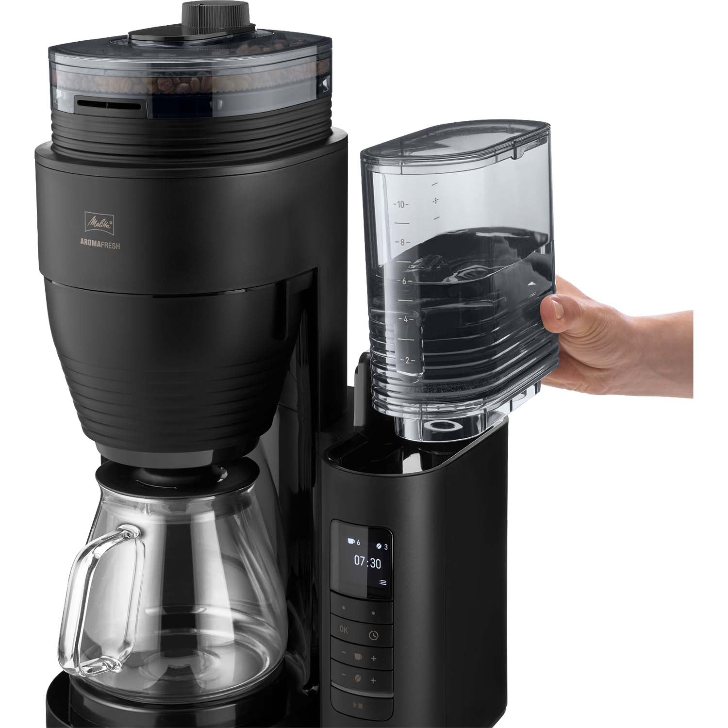Melitta Kaffebryggare Aromafresh Glass Pro svart-Holykitchen