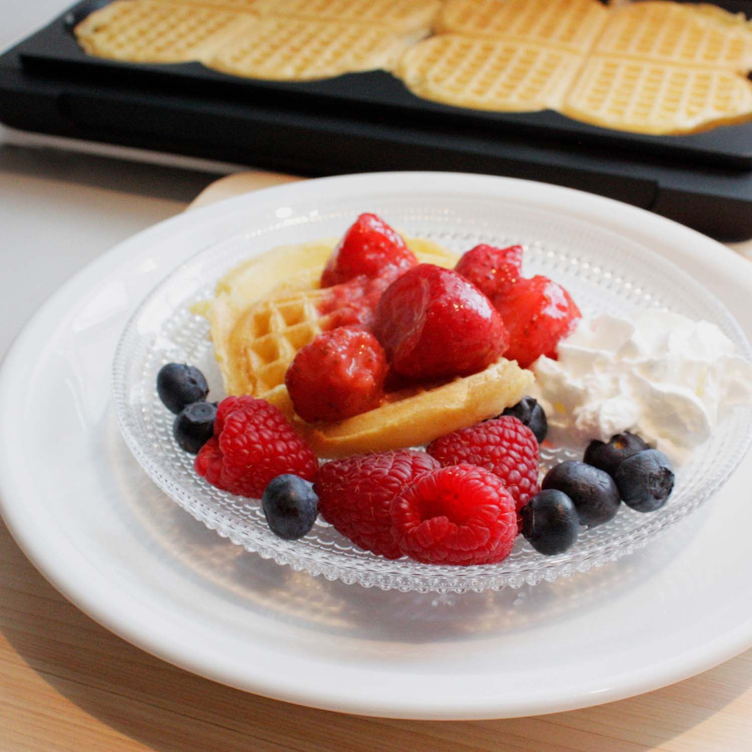 Åviken Våffeljärn Dubbelt Vitt Supreme 912.3