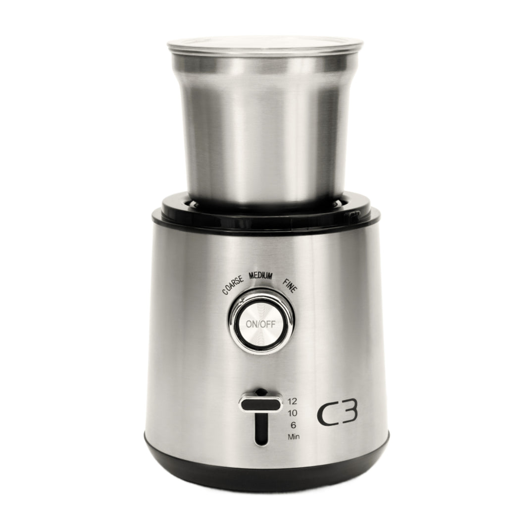 C3 Kaffekvarn Design 85g 200W CG700 Borstad Rostfri stål-Holykitchen