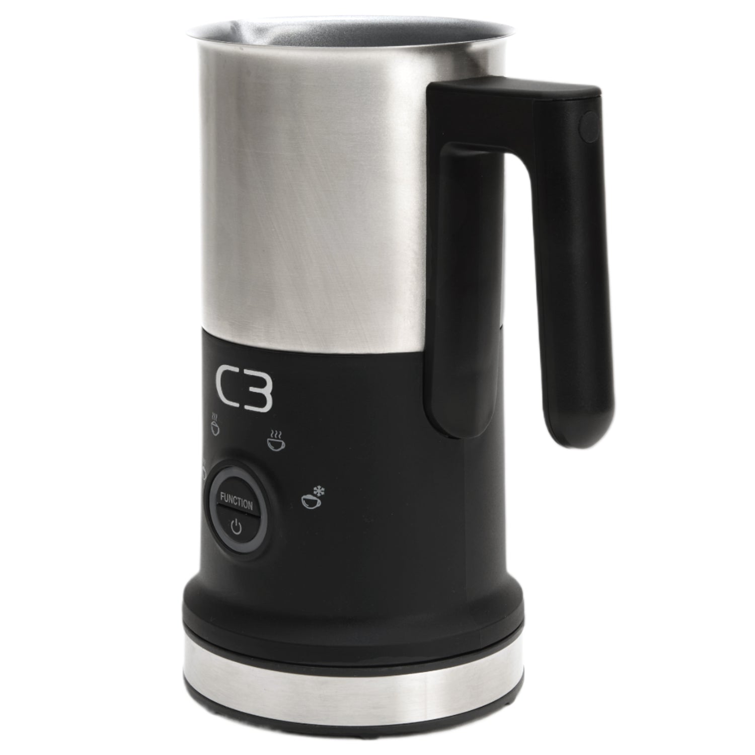 C3 Mjölkskummare Design 240ml/115ml MF700 Borstad Rostfri stål