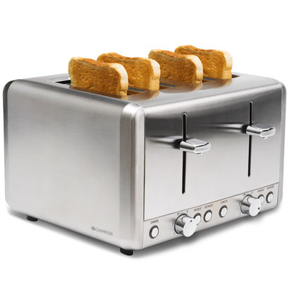 Toaster 4 slices 1000W BR420 Stainless Steel