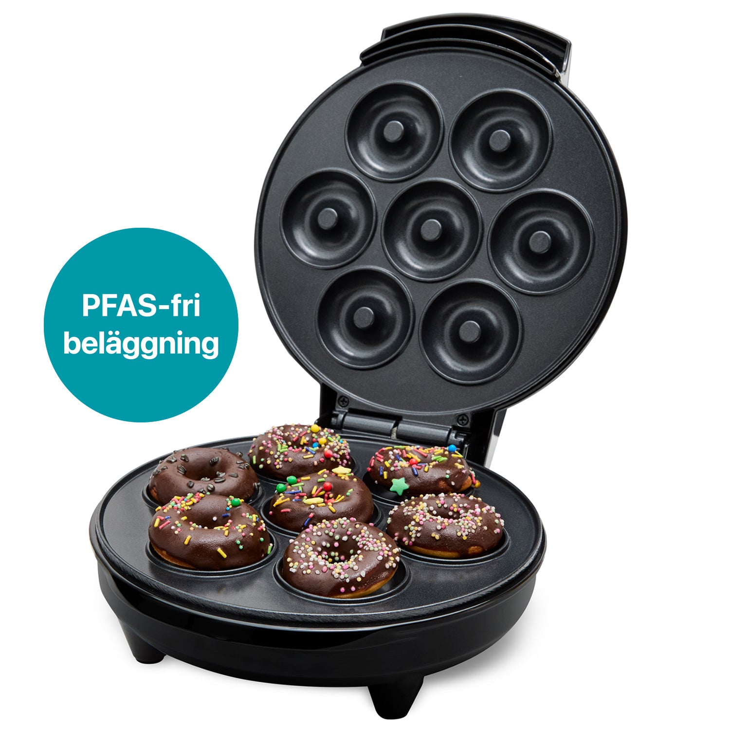 Champion Donut Maker Ceramic 7 Munkar 700W DM400 Svart-Holykitchen