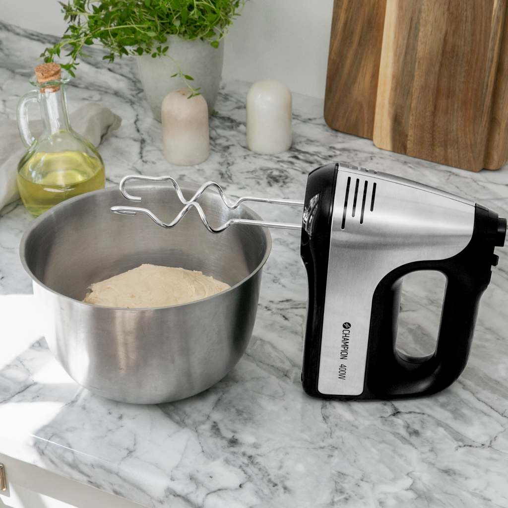 Champion Elvisp 400W 5-hastigheter + Turbo EV400 Svart/Rostfri-Holykitchen
