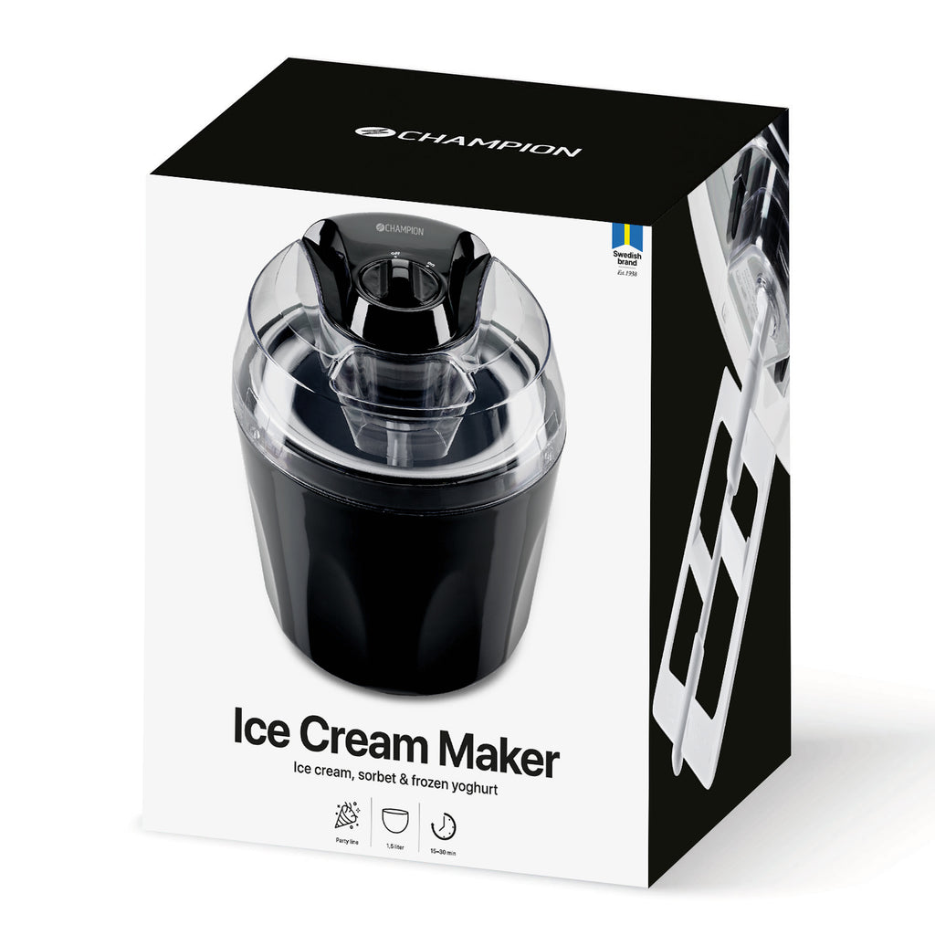 Champion Glassmaskin 1,5L GM210 Svart-Holykitchen