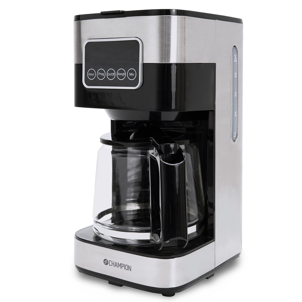 Champion Kaffebryggare Digital 12-koppar/1,5L KB400 Rostfri-Holykitchen