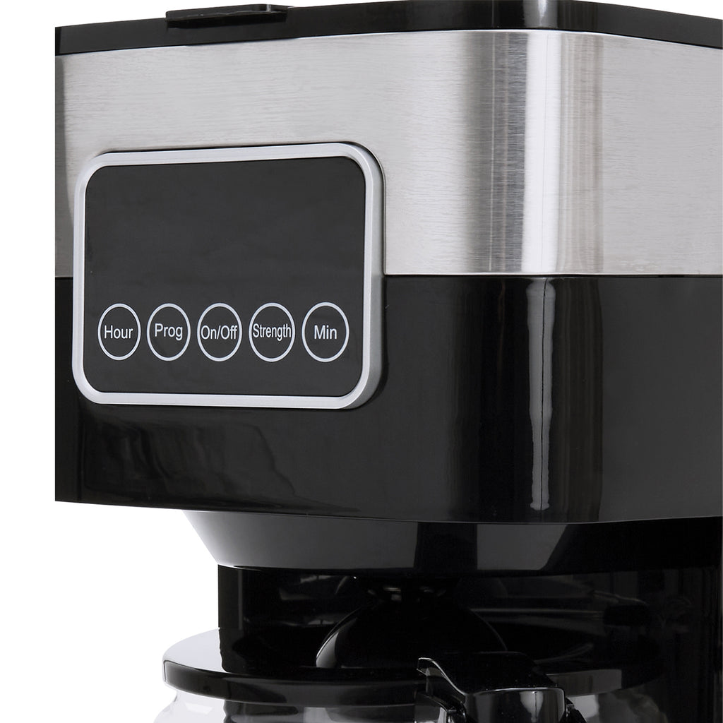 Champion Kaffebryggare Digital 12-koppar/1,5L KB400 Rostfri-Holykitchen