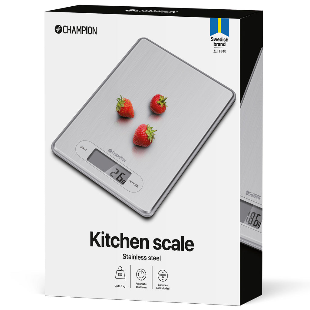 Champion Köksvåg Rostfri 5kg KV210