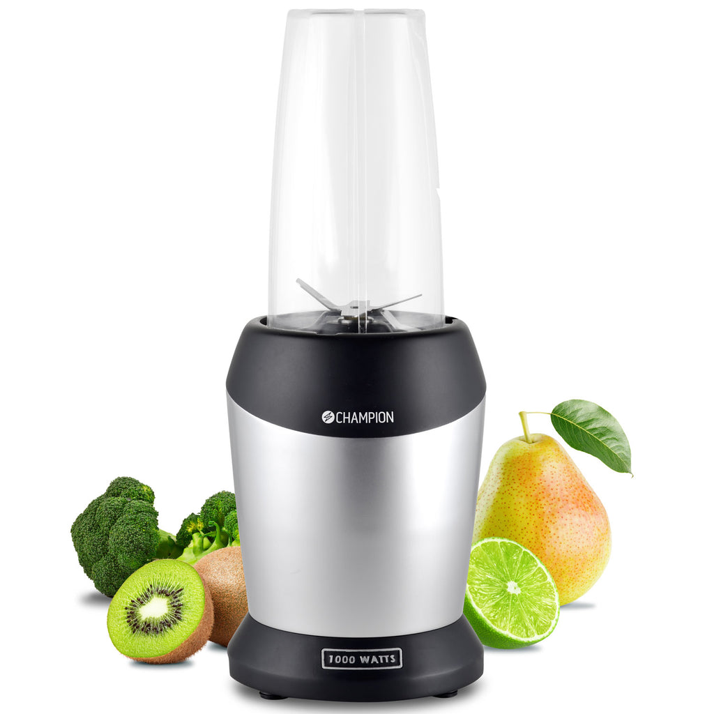 Champion Nutrition Blender 1000W MB100 Svart/Silver-Holykitchen