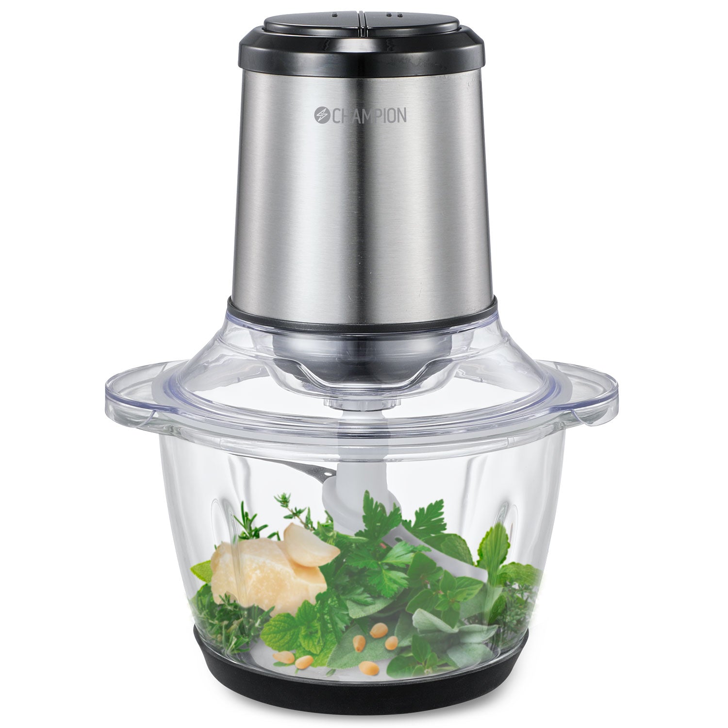 Champion Mini Chopper 1,2L 400W Glasskål MC310 Rostfri-Holykitchen
