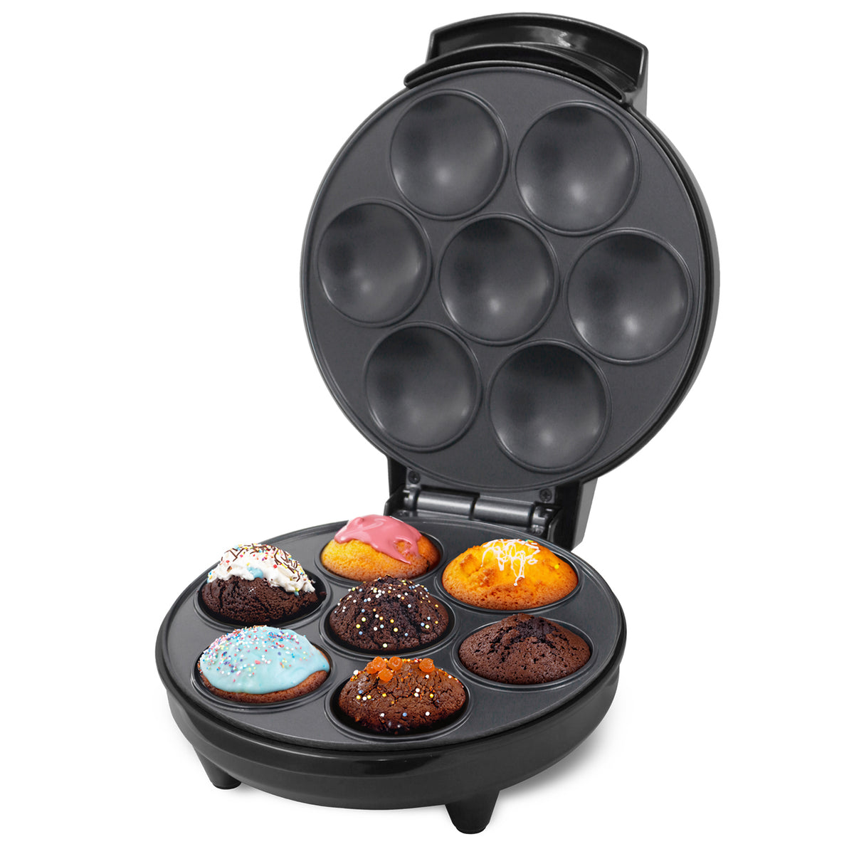 Champion Muffin Maker Ceramic 7 Muffins 700W MM400 Svart