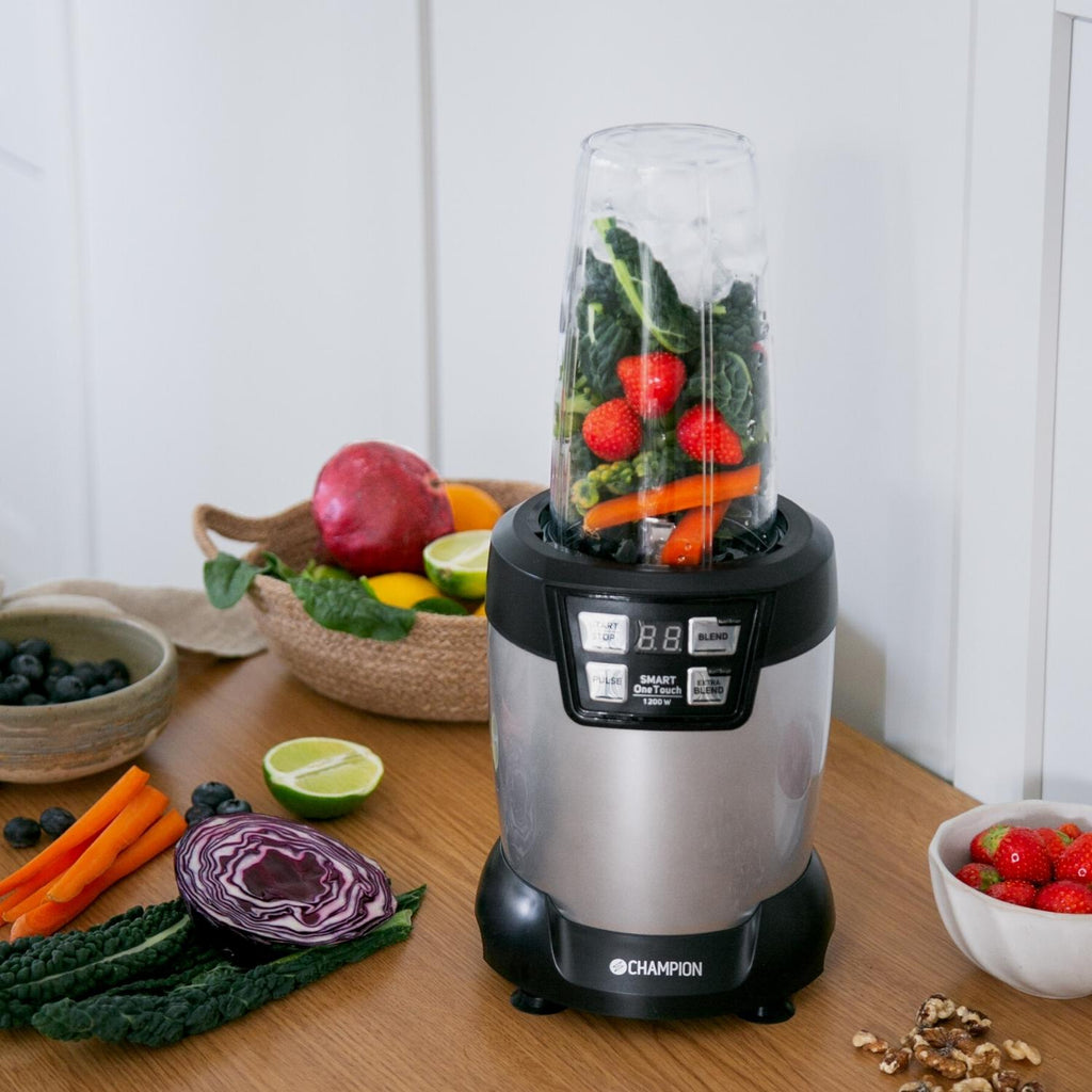 Champion Nutrition Blender Pro Digital 1200W NB500 Svart/Silver-Holykitchen