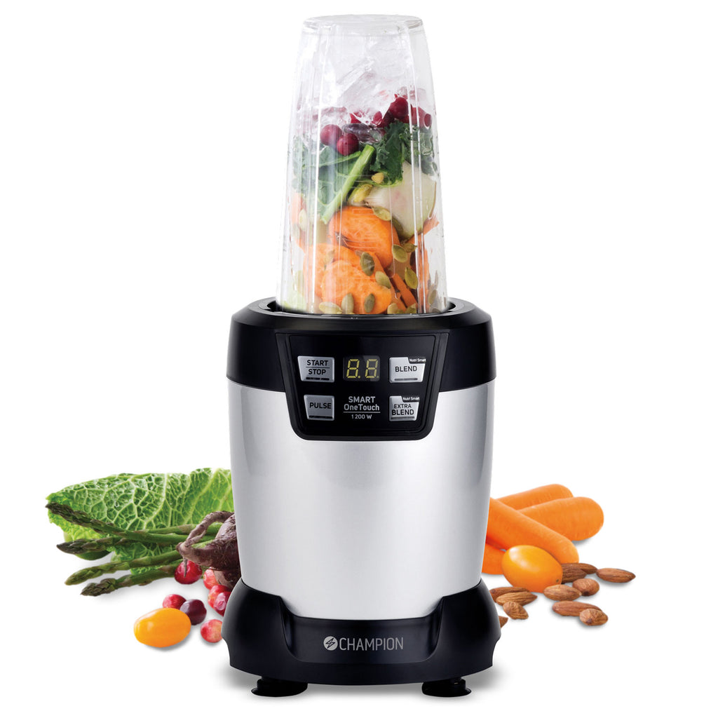 Champion Nutrition Blender Pro Digital 1200W NB500 Svart/Silver-Holykitchen