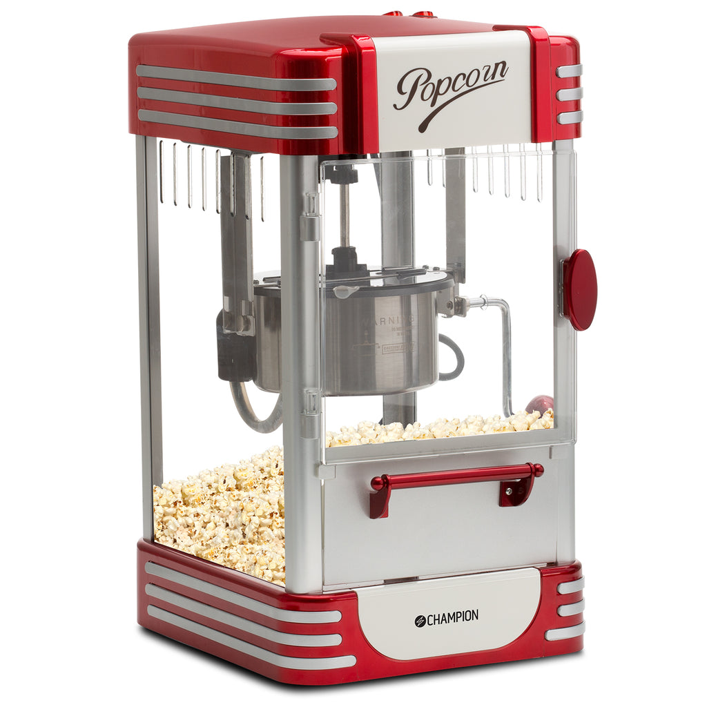 Champion Popcornmaskin Retro XL PCM406 Röd Metallic-Holykitchen